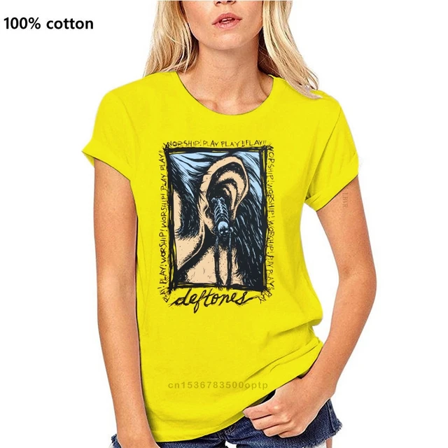 DEFTONES JERMAINE ROGERS red t shirt 