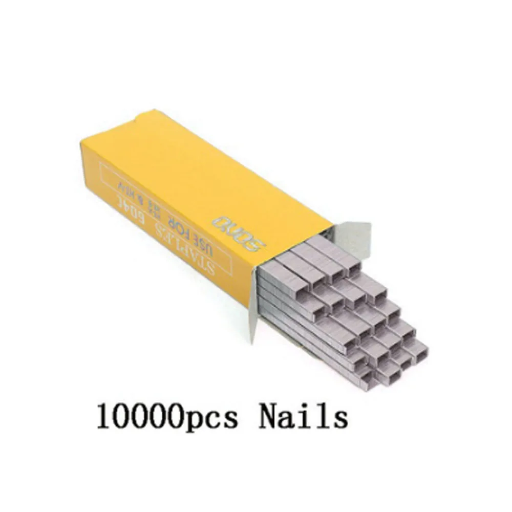 10000pcs Nails Upgraded Plant Tying Machine Tapener Tool for Grapes Tying Machine for Plant and Garden Plant Tapetool - Цвет: 10000pcs Nails