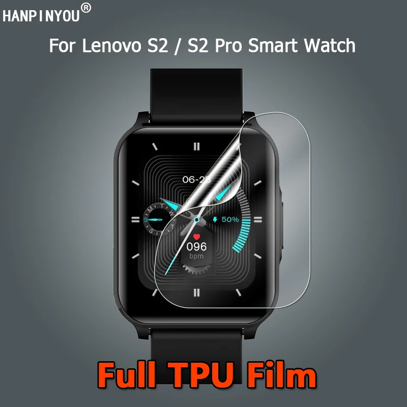 Per Lenovo S2 Pro S2Pro Smart Watch Ultra Clear Slim Anti Scratch Soft Tpu Hydrogel Pellicola Salvaschermo-Vetro Non Temperato