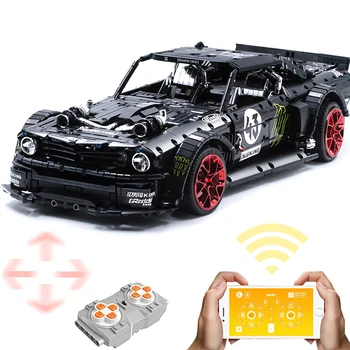 

2943Pcs 1:18 Scale 2.4G RC Sports Car Vehicle Building Block DIY Construction Model Assembly Toys Kids Birthdaty Gifts