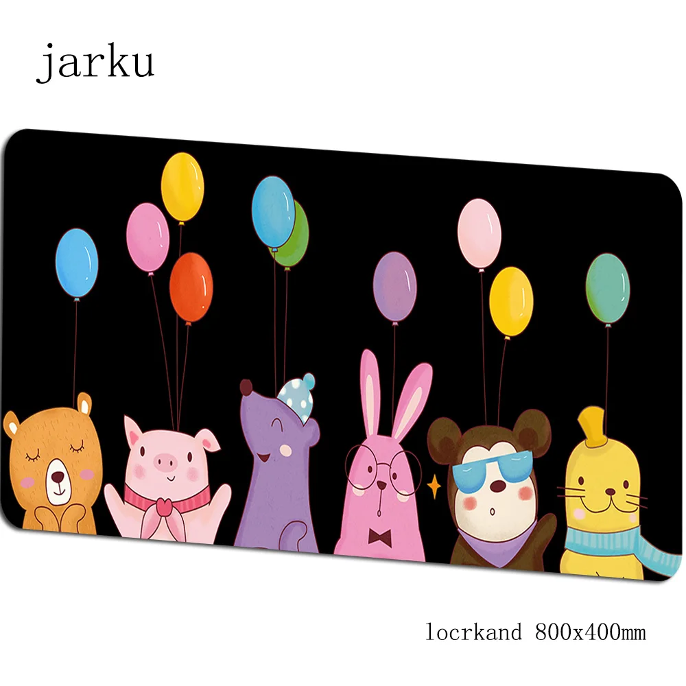Size 800x400X2MM Кролик Забавный Коврик для компьютерной мыши геймер 800x400x2 мм notbook коврик для мыши восхитительный игровой коврик для мыши большой красочный Коврик для мыши стол для компьютера padmouse - Цвет: Size 800x400X2MM