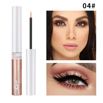

6-Color Eyeshadow Lie Silkworm High light Eyeliner Waterproof Cosmetic Eye Eye Shadow Palette Pearl Beauty Long Lasting Mak X3P3