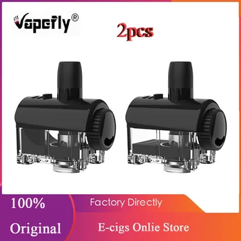 

2pcs Original Vapefly TGO Replacement Pod Cartridge 4.5ml Cartridge & Replaceable Coil System & Perfect for Vapefly TGO Pod Kit