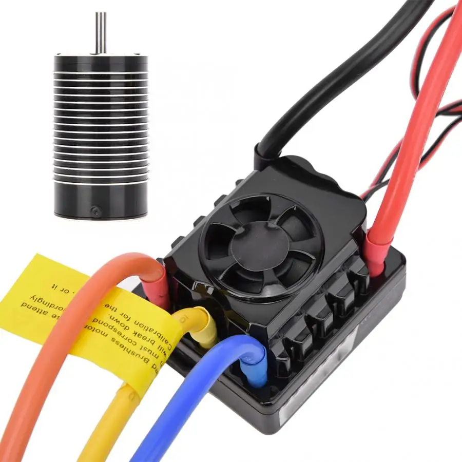 4068 бесщеточный двигатель 2050KV+ 120A набор ESC Водонепроницаемый RC аксессуар часть для 1/8 автомобилей