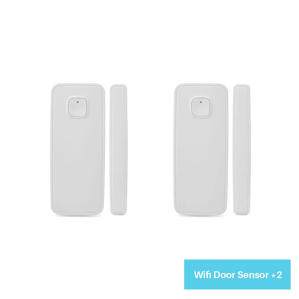 2 Door Sensors Tuya умный Wi-Fi датчик двери окна открытый/закрытый детектор беспроводной сигнализации дома безопасности приложение работает с Alexa Google Home - Цвет: 2 Door Sensors