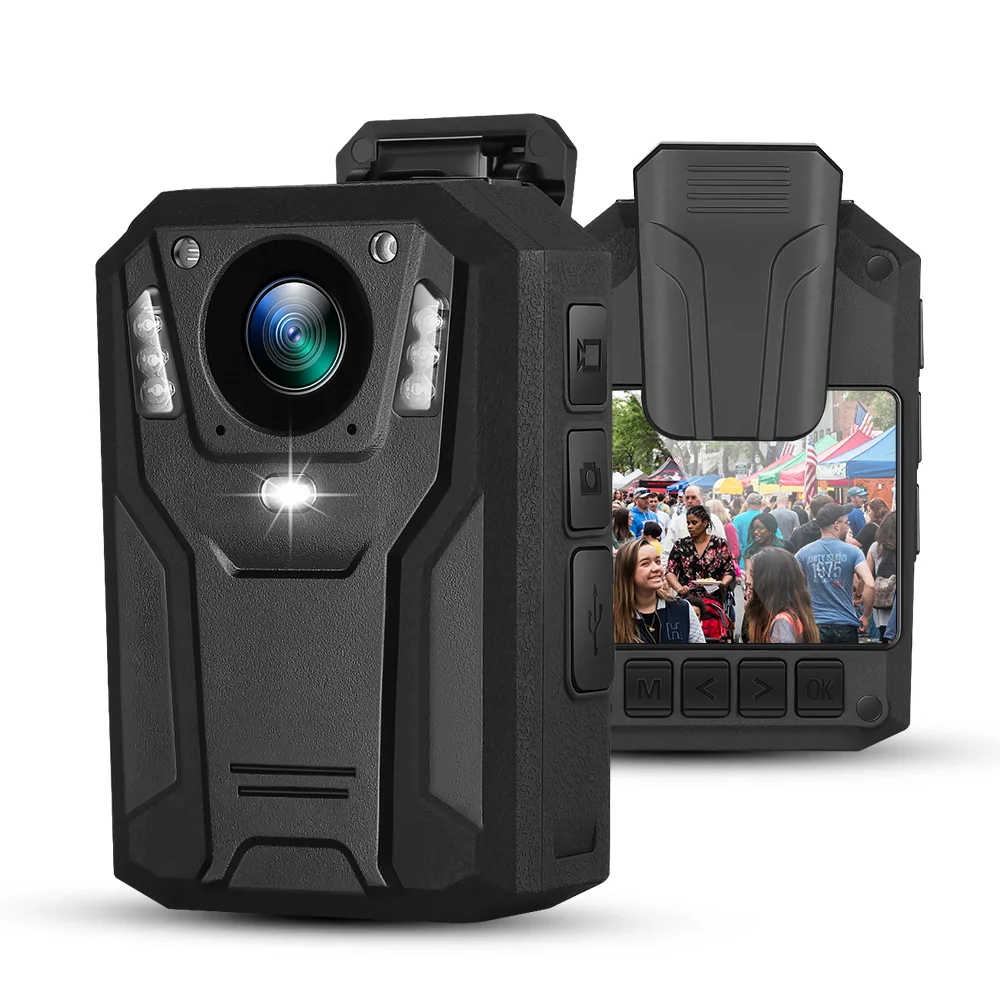 

BOBLOV 1296P Body Mounted Camera 32G/64G 9H Recording Wearable Video Recorder for Police Security Guard Night Vision Mini Camera
