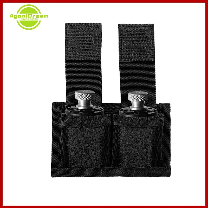 

Tactical Molle Nylon Pouch Hunting Revolver Clip Double Speed Loader Belt Pouch Bag Fits 22 Mag 32 38 357 41 44 Revolver