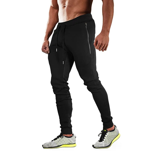 Mens Workout Pants With Zipper Legs
