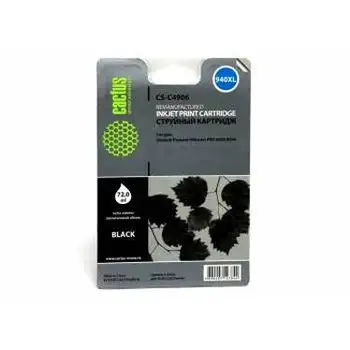 

Cartridge # 940xl cactus black for HP Officejet Pro 8000/8500 cs-c4906
