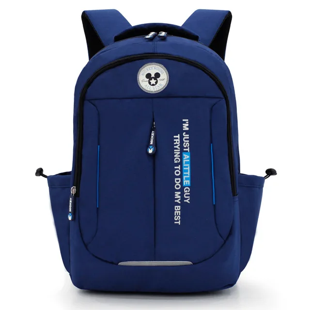 

2019 new Genuine Disney mickey mouse bagpack Children's bag boy student 3-6 grade backpack breathable burden package bag