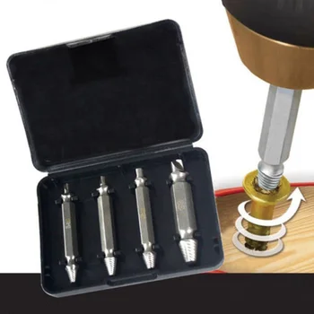 

Box Extractor for Screw Out with Storage 4 in 1 Removing Drill Wood Bits Guide Steel Set Tools Broken