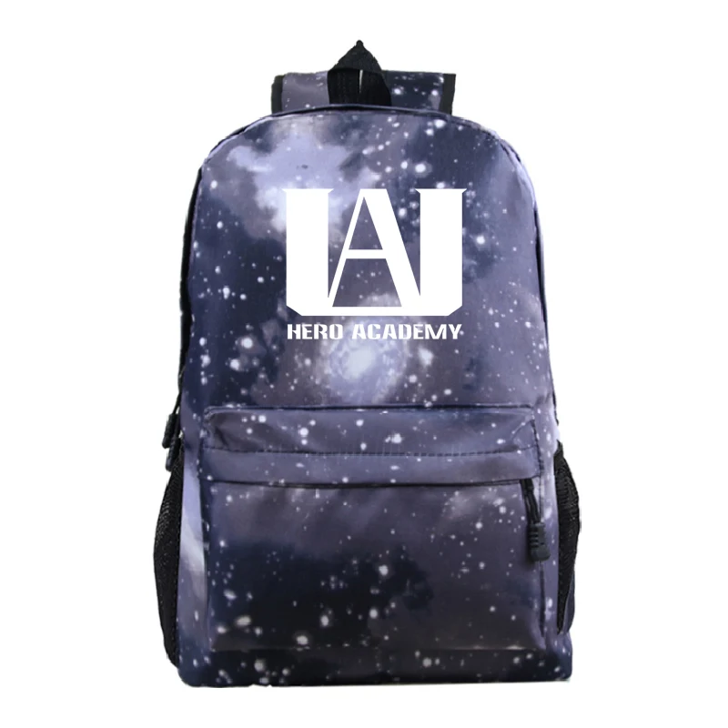 14 Рюкзак My Hero Academy Galaxy Space модный рюкзак для ноутбука школьные сумки с героями мультфильмов для мальчиков и девочек-подростков повседневный рюкзак для путешествий - Цвет: 14