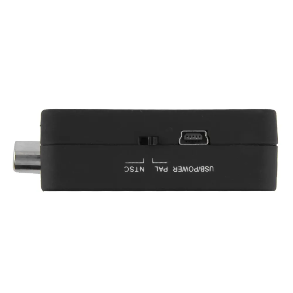 Черный Мини 1080P HDMI к RCA Аудио Видео AV адаптер CVBS конвертер для HDTV