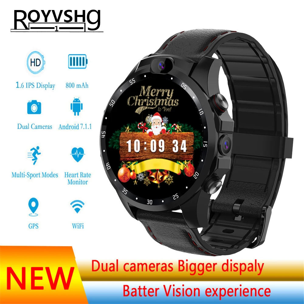 4G SmartWatch V9 Android телефон 1,6 дюймов AMOLed 3 ГБ+ 32 ГБ 5.0MP+ 5.0MP камеры 800 мА/ч, Батарея спортивные умные часы, для мужчин, водонепроницаемая