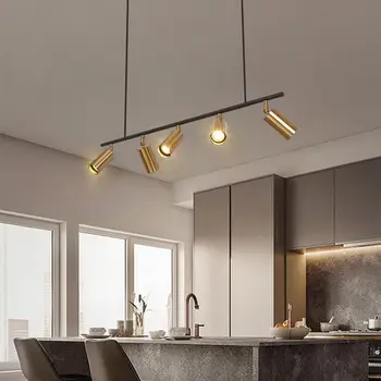 

Nordic wall-mounted living room restaurant clothing shop background wall shape decoration bar simple track spotlight chandelier