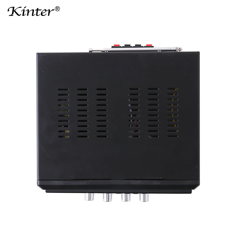 Kinter M1 MP3 bluetooth усилитель аудио 2 канала tda7266 с SD USB ввод FM Радио мощность vu метр усилители для динамиков