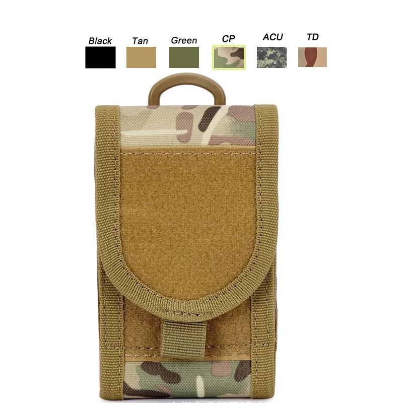Outdoor Tactical Bag Assault Combat Camouflage Pack Tactical Molle Cell Phone Pouch