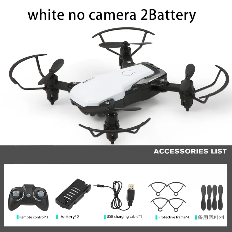 white no camera 2B Мини Дрон M1 с камерой Hd Wifi 1080P FPV складное зарядное устройство для квадрокоптера Квадрокоптер игрушки дроны детские игрушки - Цвет: white no camera 2B