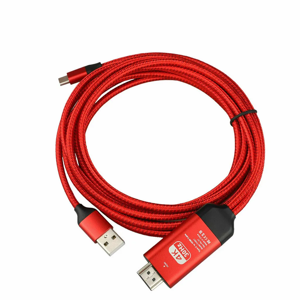 Ouhaobin type-C USB-C HDMI HD tv 4K кабель адаптер для samsung Note10/Note10+ HDMI-с поддержкой для ТВ для монитора