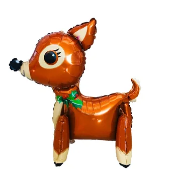 

1pc Christmas Reindeer Foil Balloon Merry Christmas Happy New Year 2020 Xmas Decor Ball Birthday Party decorations kids