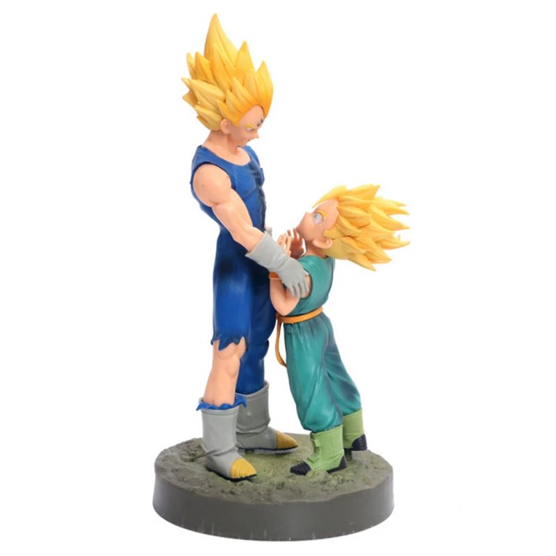 PVC Anime Action Figures, Filho Goku, Vegeta Trunks, Pai e Filho Adeus  Modelo, Freeza Son Gohan, Super Saiyan Dolls Brinquedos