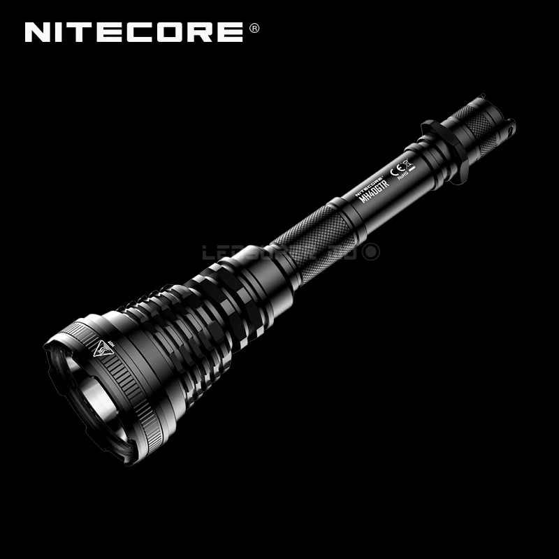 Ultra Long Range 1004 Meters Nitecore MH40GTR CREE XP-L HI V3 LED 1200 Lumens Dual-fuel Hunting Flashlight with 2 Batteries