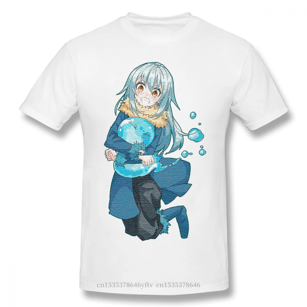 Новая летняя крутая футболка из хлопка с надписью That Time I Got Reincarnated as Slime Veldora Anime