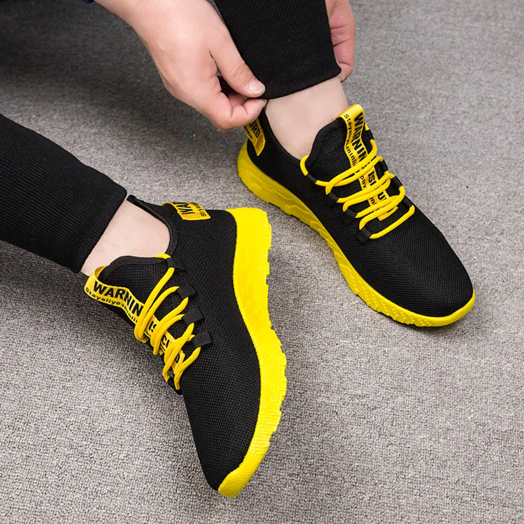 SAGACE Men Spring Outdoor Mesh Breathable Sports Shoes Casual Flat shoes Summer Runing Breathable Shoes Sneakers Rubber sole