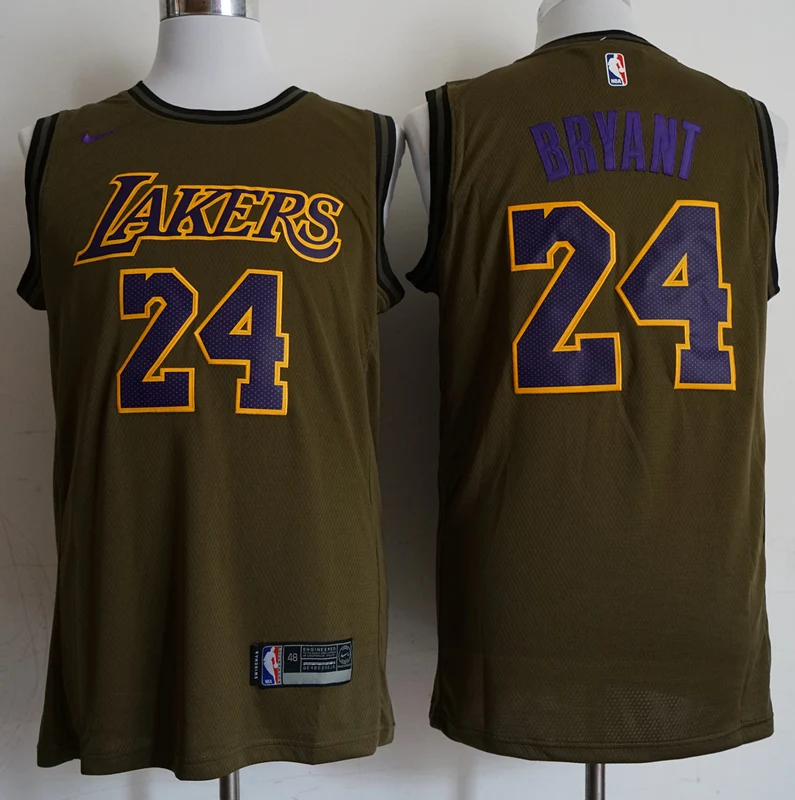А+++ Качественная мужская футболка для взрослых Лос-Анжелес#24 Bryant#8 Kobe