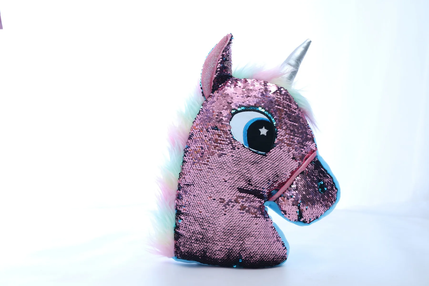 1Pcs Soft Kawaii Unicorn Birthday Party Plush Toy Cute Sequin Unicornio Cactus Owl Lovely Stuffed Animal Gift for Kid Baby Doll