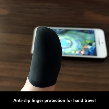 

4 Pcs/Set Finger Sleeves Latex Anti-slip Anti-sweat Fingers Protector for Mobile Phone Games LHB99