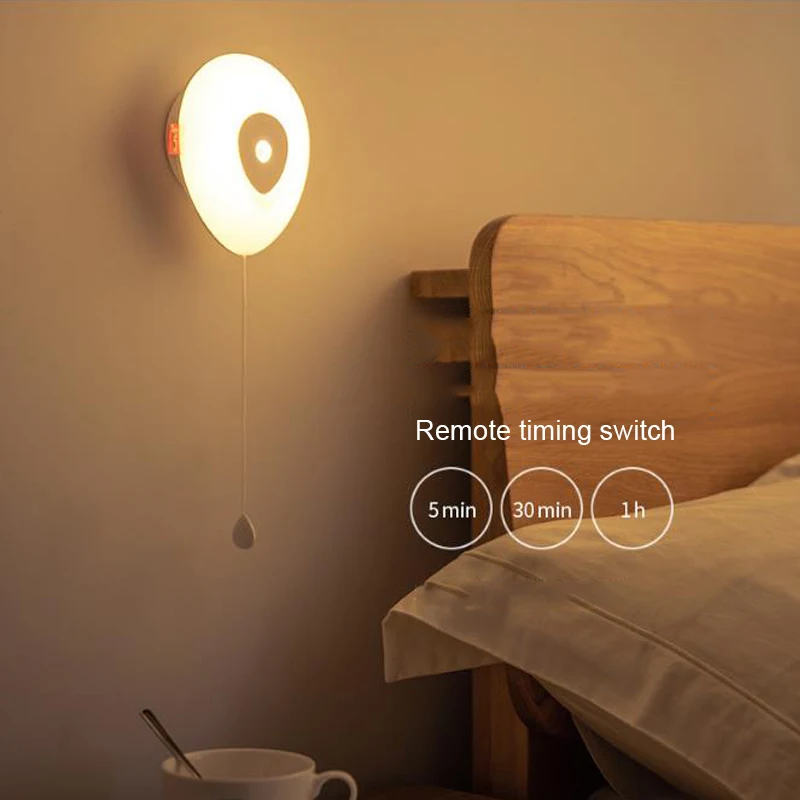 

LED corridor night light infrared remote control human body induction lamp smart home option USB charging version