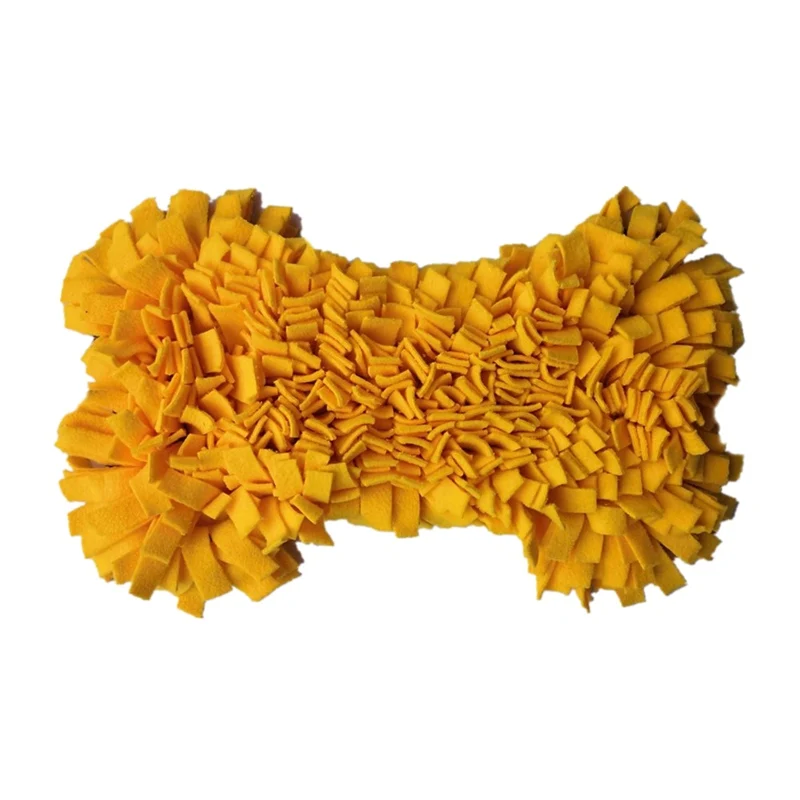 Подстилка для тренировки нюха Pet Форма кость собаки Обучающие игрушки моющийся тренировочный одеяло коврик для корма кусочки многоцветные игрушки для собак