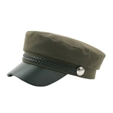 SHALUOTAOTAO Женская плоская кепка Snapback Осенние Новые Модные Элегантные армейские кепки винтажные Брендовые спортивные кепки для отдыха s Gorra Hombre - Цвет: Army Green