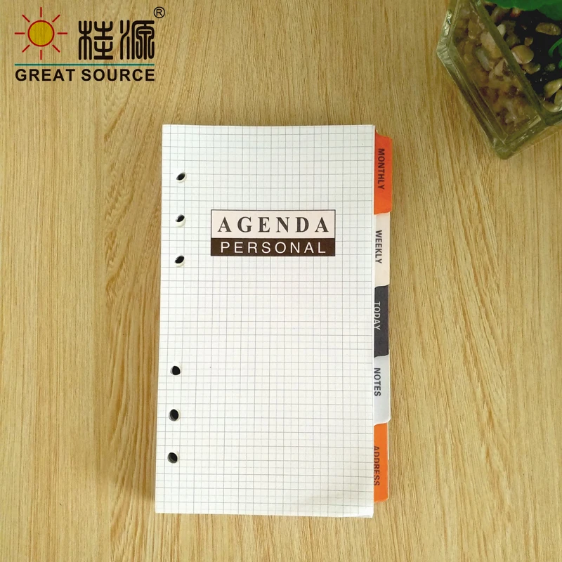 Кошелек padfolio 2020 планировщик A6 портфель с кольцевым разъемным механизмом блокнот