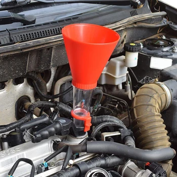 

Diameter 12CM Engine Oil Funnel Car Truck Adjustable Fixed Bracket Filling Spout Pour Tool Kit