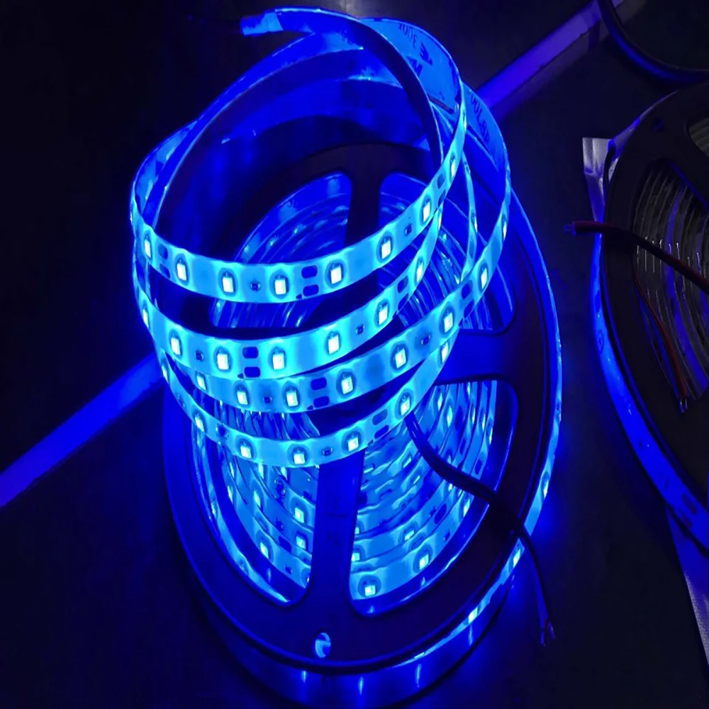 RGB Светодиодная лента светильник 5050 DC12V неоновая водонепроницаемая гибкая