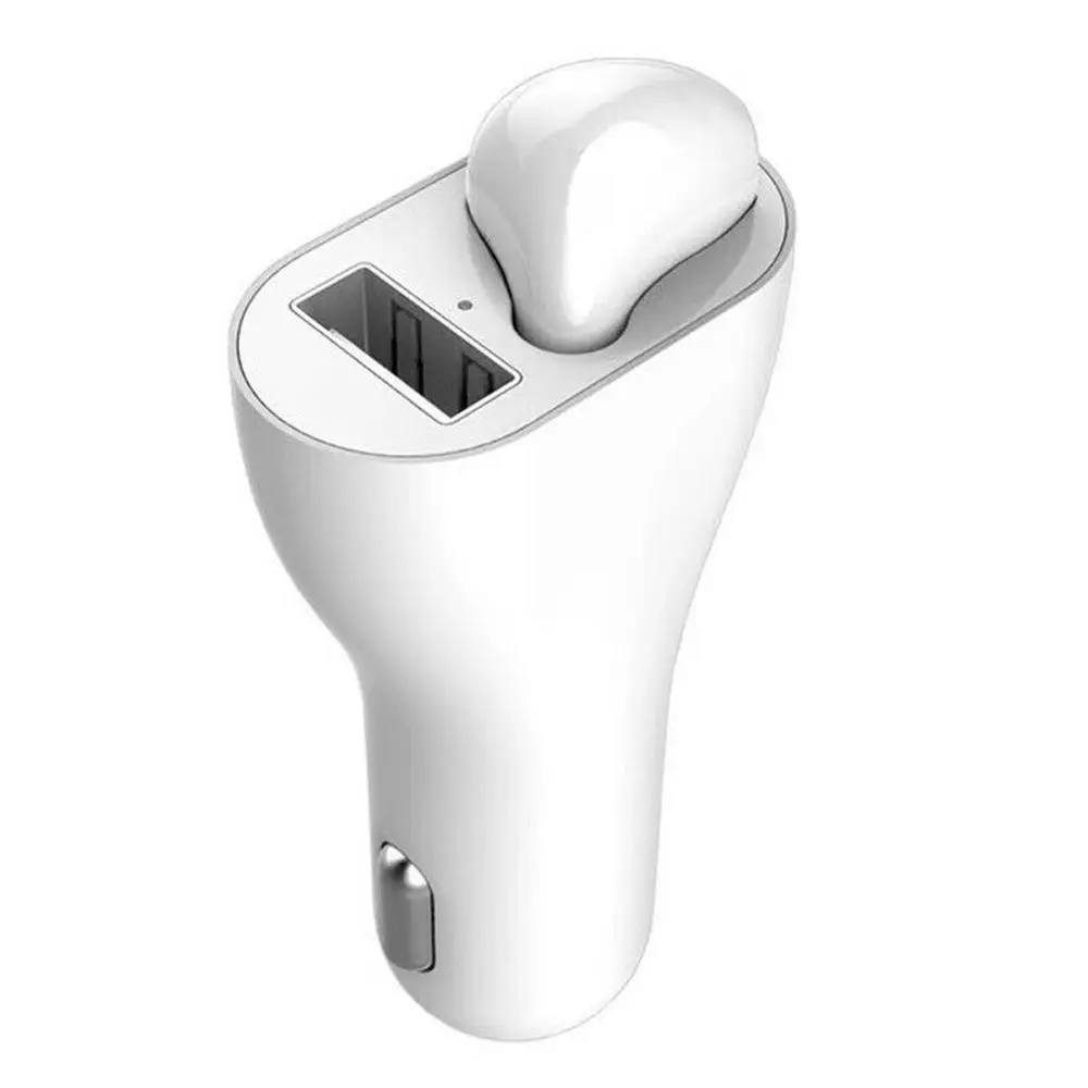 USB Автомобильное зарядное устройство Bluetooth гарнитура 2 в 1 Беспроводные 5,0 умные спортивные наушники на открытом воздухе
