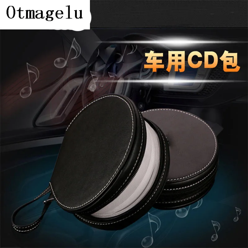 Портативный дешевый черный автомобильный CD бокс чехол для DVD автомобильные