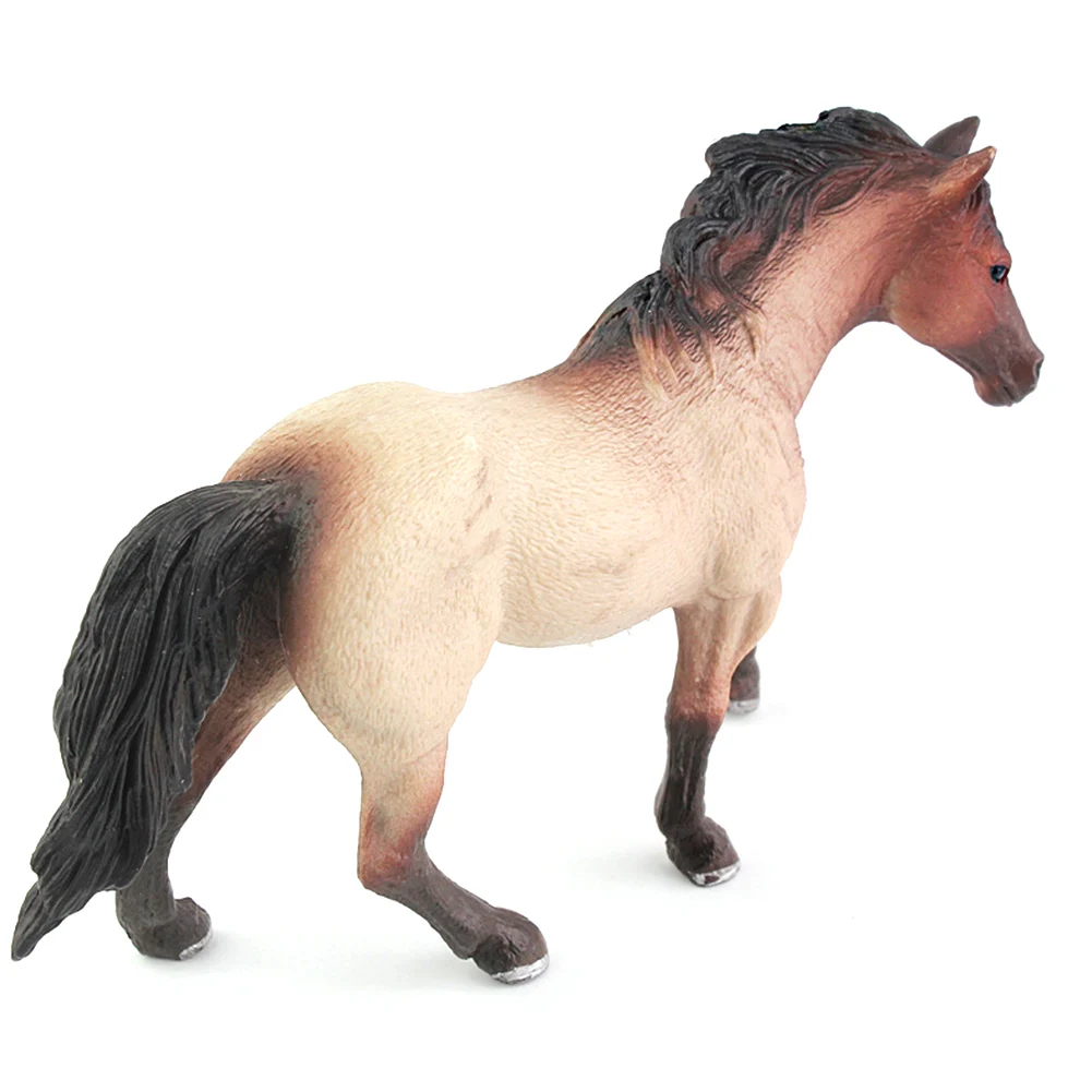 Реалистичный четверть жеребец лошадь животное фигурка Настольный Декор детские развивающие игрушки чудесные подарки игрушка для ваших