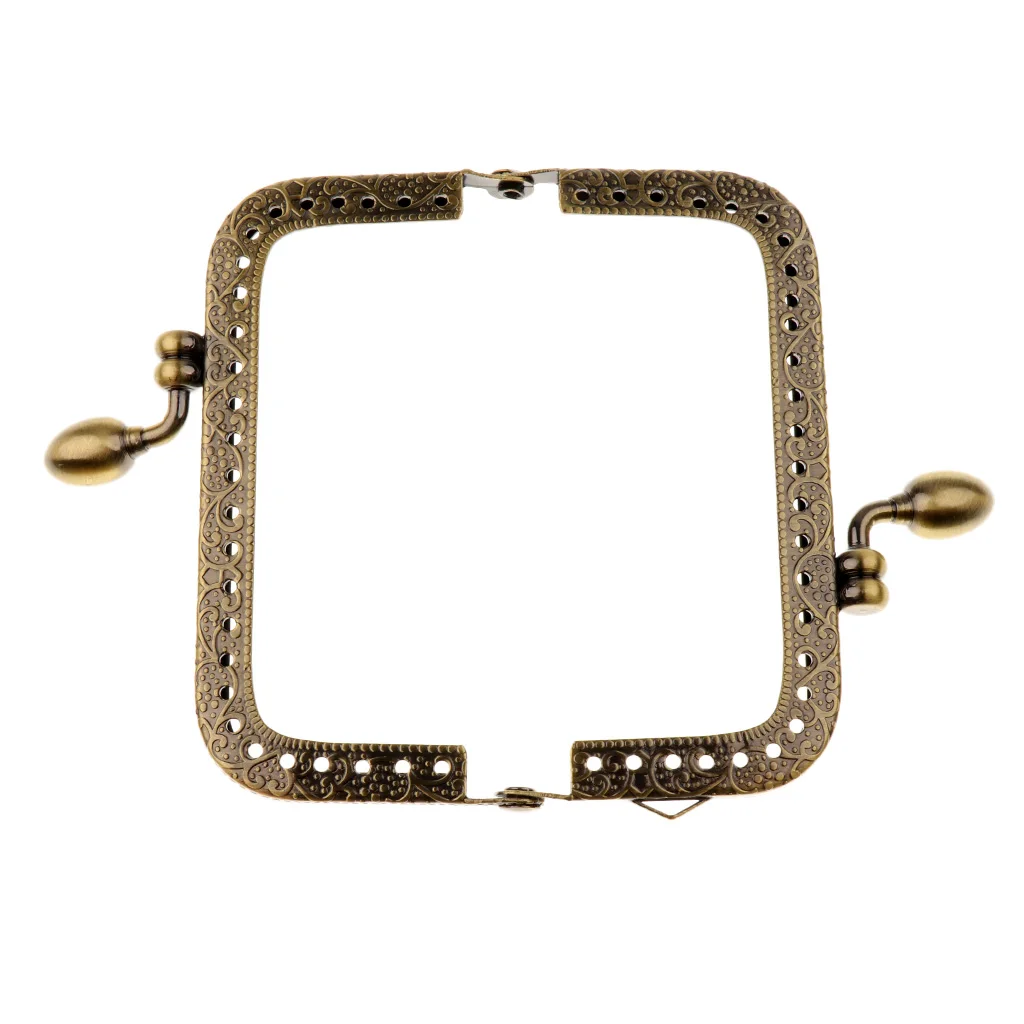 Hot Metal Coin Purse Bag Clutch Handle Bag Handbag Frame Kiss Clasp Lock