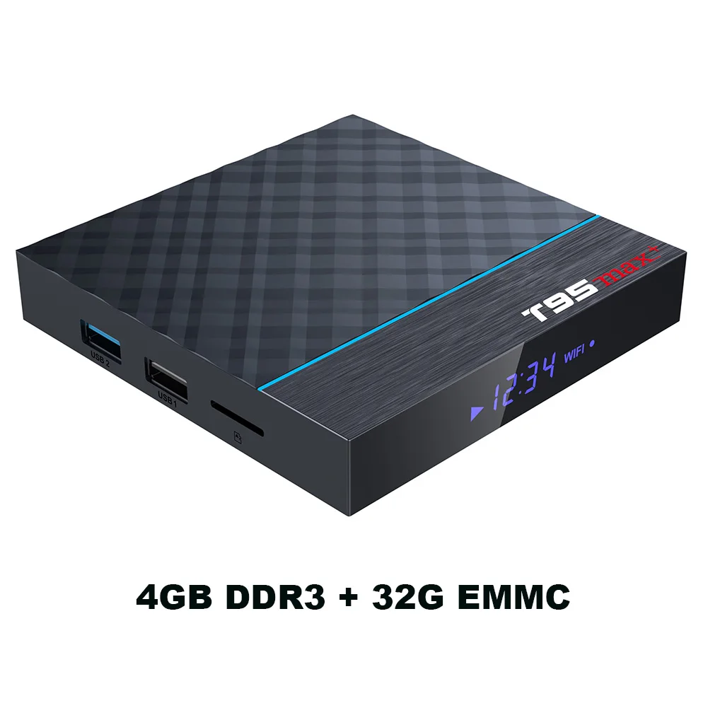 T95 MAX 4G 32G T95Z Плюс/T95 MAX Plus Смарт ТВ коробка 16/32/64GB Android 7,1/9,0 4K ТВ коробка 2,4 г/Wi-Fi 5 ГГц BT4.0 Декодер каналов кабельного телевидения T95 media player - Color: T95 MAX 4G 32G