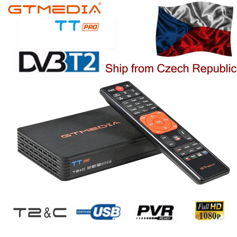 BOX WITH USB WIFI GTmedia TT PRO HD DVB-C DVB-T2 приемник спутниковый Wi-Fi цифровая ТВ-приставка DVB T2 DVBT2 тюнер DVB C Youtube русская ТВ-приставка - Цвет: BOX WITH USB WIFI