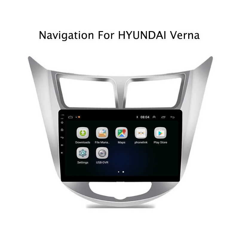 " 2.5D Android 8,1 автомобильный DVD gps для hyundai Verna 2012 2013 автомобильный Радио стерео головное устройство с навигацией