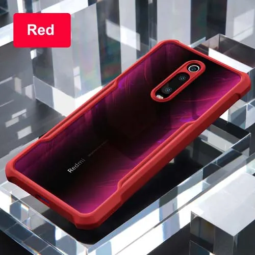 Для Xiao mi Red mi K20 Pro K20 кольцевой чехол Xundd подушки безопасности противоударный прозрачный защитный задний Чехол для Xiaomi mi 9T Pro mi 9T чехол Capa - Цвет: Lucky red-No ring