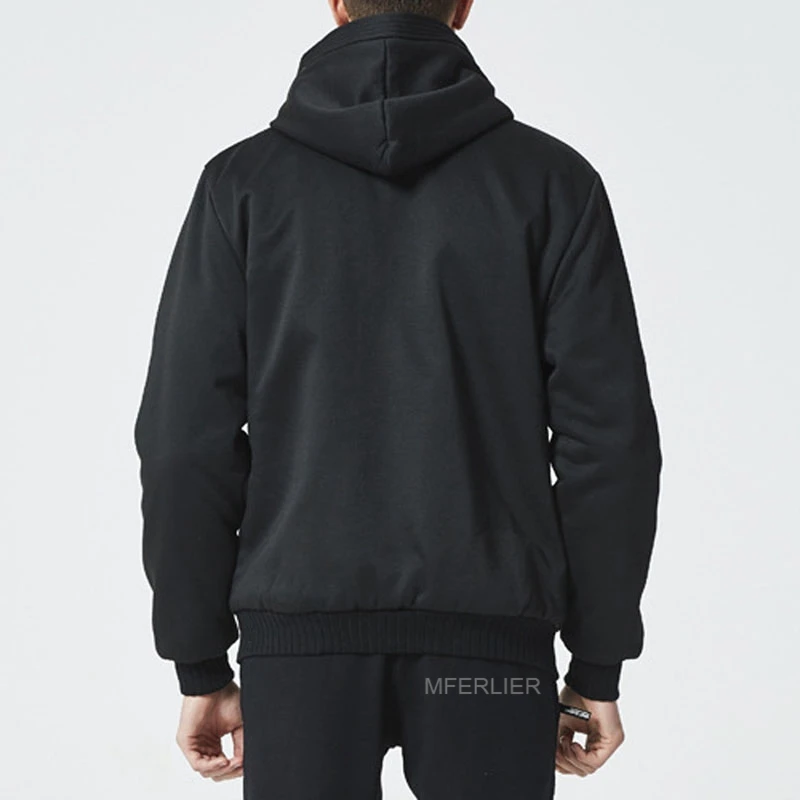 Зимняя флисовая Мужская толстовка 5XL 6XL 7XL 8XL 3 цвета бюст 155 см плюс размер флисовая мужская Толстовка