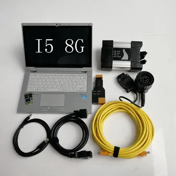 

For BMW Icom Next A2 B C V12/2019 Software expert mode 480GB mini SSD Used Altrabook CF-AX2 I5 8G laptop Auto Diagnostic Tool