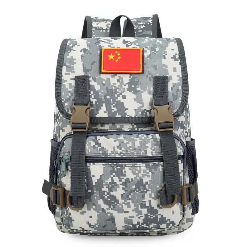 

2019 New Style Hot Selling Outdoor Casual Double Backpack Fashion Camouflage Backpack Tactical Small Level Three Bag