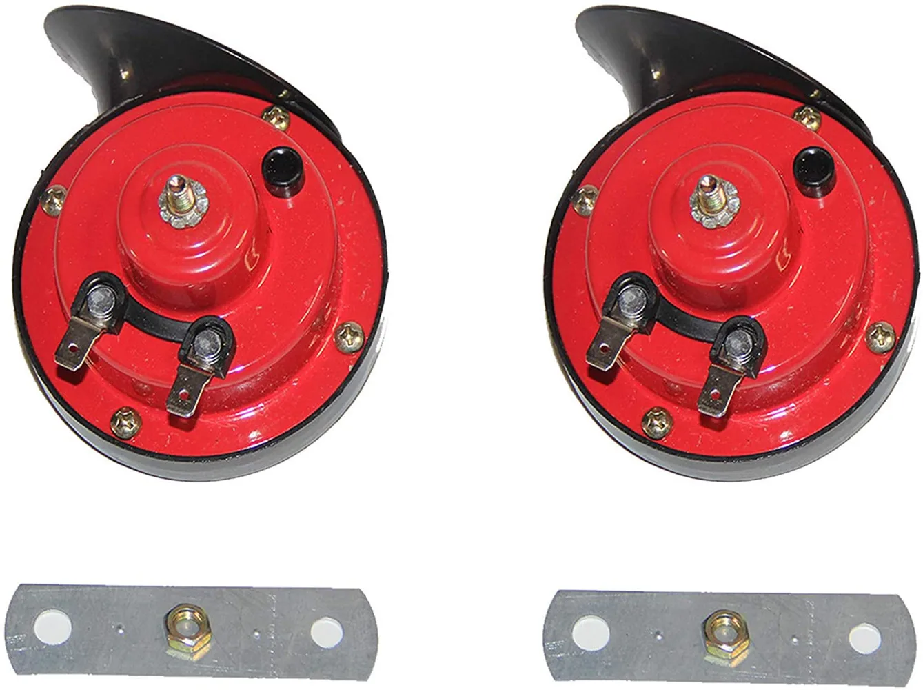2pcs Super 300 DB Train Horn for Trucks Car Styling 12V Electric Snail Horn Air Raging Sound for Motorcycle Car Accessories