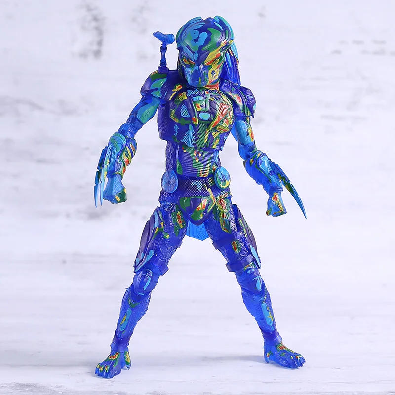 Predator 2018 Thermal Vision Fugitive Predator Action Figure NECA ของ